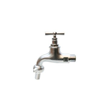 3/4" Auslaufhahn mit Knebelgriff und Raccord 1"