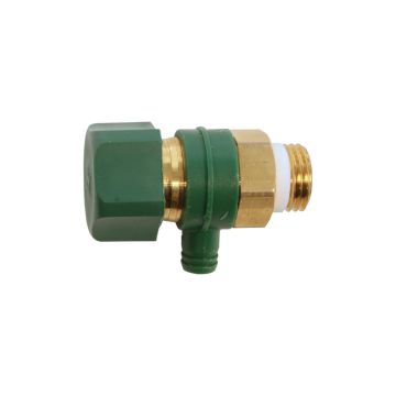 Entleerungshahn aus Pressmessing - einzeln 1/4"