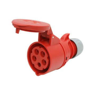Kupplung CEE 16A/5 (3L+N+E) 400V 6h IP44 