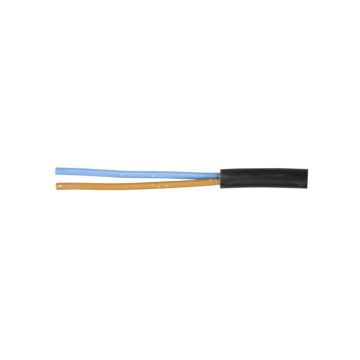 Apparatekabel TD 2x1.5mm² LN schwarz H05VV-F