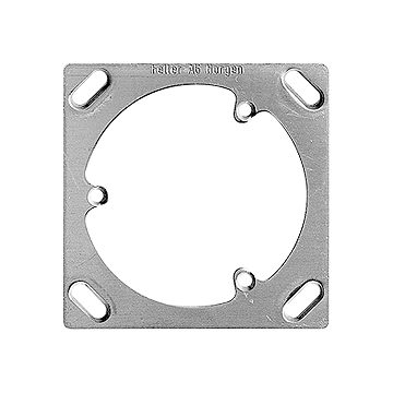 Befestigungsplatte 1-teilig 1x1 Feller Standard