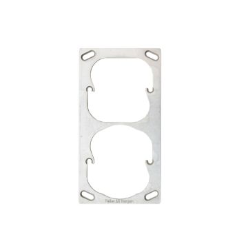 Befestigungsplatte senkrecht 2x1 2-teilig Feller Standard 