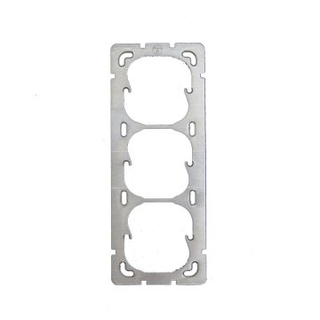 Befestigungsplatte senkrecht 3x1 3-teilig Feller Standard