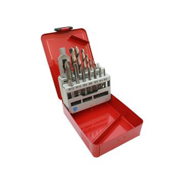 Gewindebohrer-Satz RUKO HSS M3-M12 15-teilig