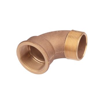Winkel Rotguss 90° Nr. 92 - 1/2"IG/AG