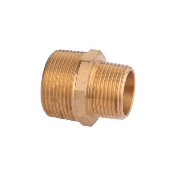 Doppelnippel reduziert Rotguss Nr. 245 - 1" - 3/4" - AG/AG
