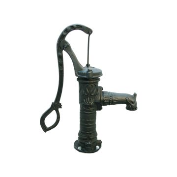 Ziehbrunnenpumpe Nostalgie Gehäuse GG grau lackiert