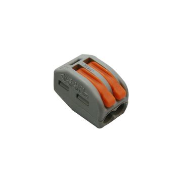 WAGO Leuchtenklemme CLASSIC grau 2L 0.08 - 2.5 mm2