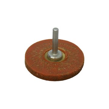 Sicherheitsrundbürste kunststoffgebunden Ø 63 mm / Schaft 6 mm 
