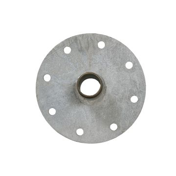 Auslaufflansch verzinkt 1 1/2" zur Montage an PE-Domtank