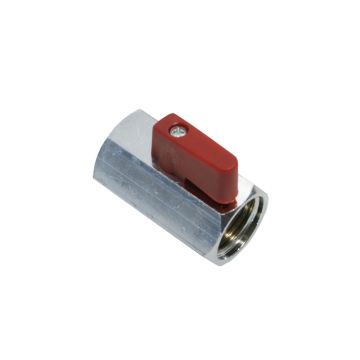 Robinet à bille MINI 1/4" filetage int/int