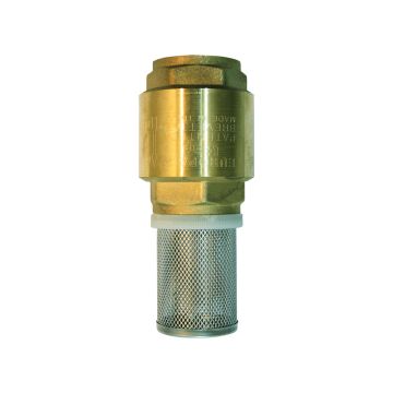 Fussventil (Rückschlagventil) Messing 1/2"