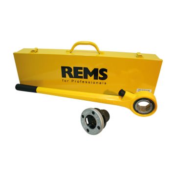 Hand Gewindeschneidkluppe REMS eva Set im Stahlblechkasten