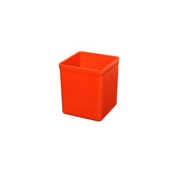 Kunststoff-Einsatzbox EcoSystem B1 rot / 54x54x63 mm