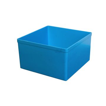 Kunststoff-Einsatzbox EcoSystem B3 blau / 108x108x63 mm 