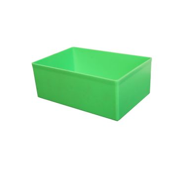 Kunststoff-Einsatzbox EcoSystem B4 grün / 108x162x63 mm
