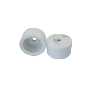 Topfscheibe weiss  Ø80x45x14 mm