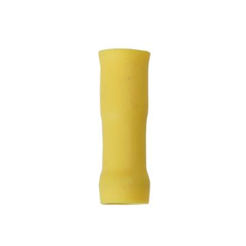 Fiches cylindriques femelles Isolation PVC jaune 4-6mm2