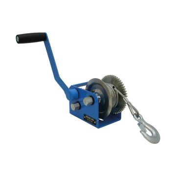 Handwinde mit Zugseil + Haken - Zuglast 500kg