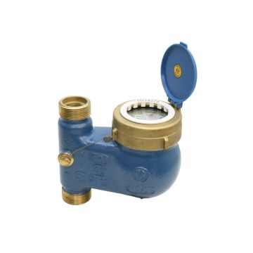 Compteur d'eau Q3=4m3/h - DN20 - filetage ext. 1