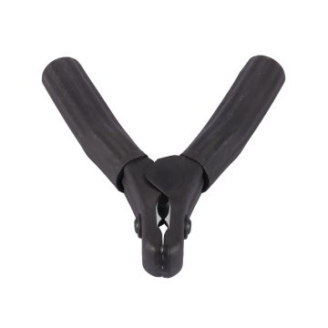 Batterieklemme 100 A schwarz vollisoliert