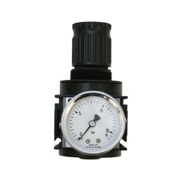 Druckregler 1"  0.5-16 bar mit Manometer, verstellbar