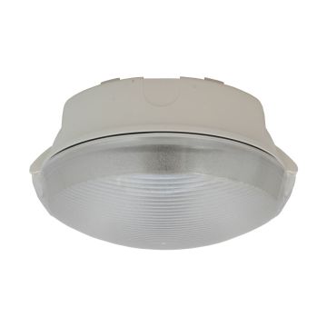 Kunststoffleuchte rund weiss E27/100W 