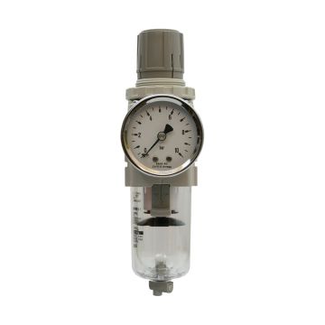 Filterregler 1/2" mit Manometer (1/8") Kondensatablass manuel