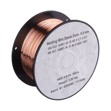 Schutzgasschweissdraht Stahl verkupfert Ø 0.8 mm / 0.9 kg