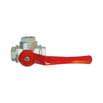 Dreiwegkugelhahn 1" T-Kugel