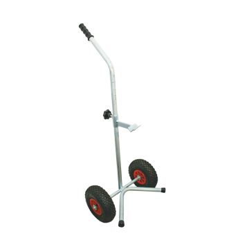 Kannenrolli verzinkt mit Pneurad Ø 260 mm