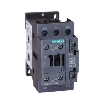 Leistungsschütz SIEMENS AC-3 12A 5.5kW 3p 1S+1Ö AC 24V 50Hz BG S0, Schraubanschluss
