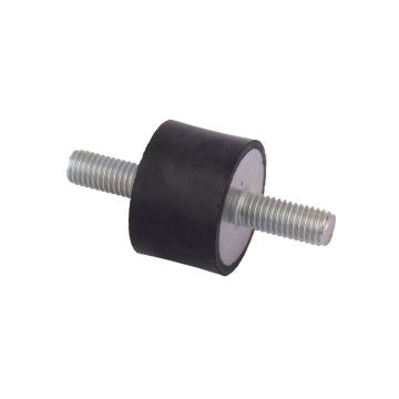 Gummi-Element (Schwingungsunterlage) Ø50x45mm beidseitig AG M10x28