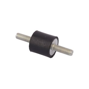 Plot antivibratoire (support élastique)  Ø 20x20 mm ext./ext. M6x18