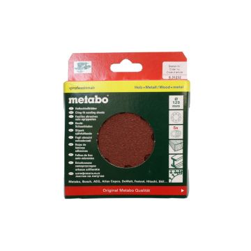 Haftschleifblatt METABO Ø 125 mm 2xP60 2xP120 2xP240