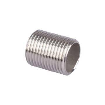 Rohrnippel Edelstahl Nr. 530 1/4" - 18 mm