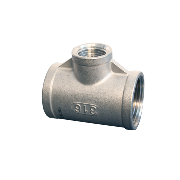 T-Stück reduziert Edelstahl Nr. 130 2"-1"