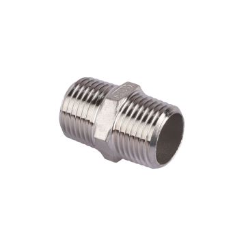 Doppelnippel Edelstahl Nr. 280 - 1/2" AG