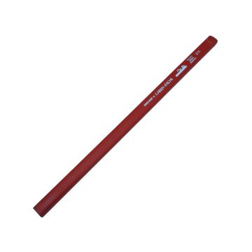 Zimmermannsbleistift oval rot lackiert Länge 240 mm