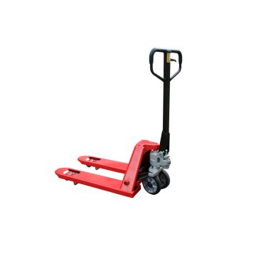 Gabelhubwagen rot mit Schnellhub - Gabellänge 800mm