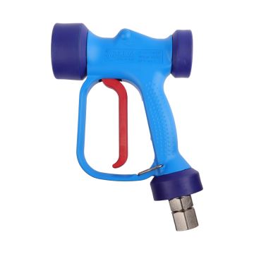 Waschpistole RB65 Messing - Schutzisolation blau - Griff rot