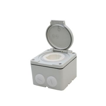 Prise FELLER Nevo NAP 1xT25 gris