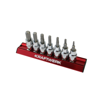 Inbus-Bit-Steckschlüssel-Satz 7-tlg KRAFTWERK 3/8"