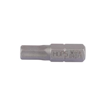 Bit 1/4"-6kt Schraubendrehereinsatz WERA Inbus 5x25