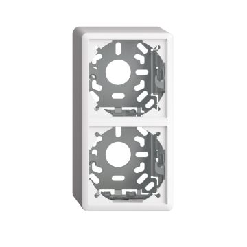 Capot FELLER EDIZIO DUE gr.I-I blanc, profondeur 54mm