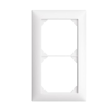 Abdeckrahmen FELLER EDIZIO DUE 2x1/1x2 weiss