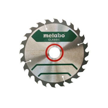 Kreissägeblatt METABO CUT WOOD CLASSIC Ø190x2x30 Z24 WZ15°