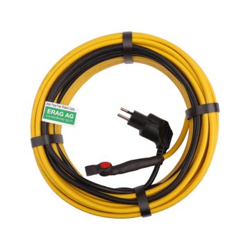 Heizband selbstregulierend Länge 18m 230V / 180W / Thermostat Heizkabelende