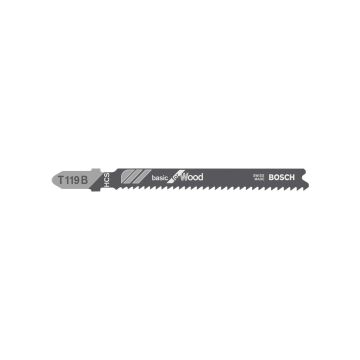 Stichsägeblätter Bosch T119B  - Pack à 5 Stk.