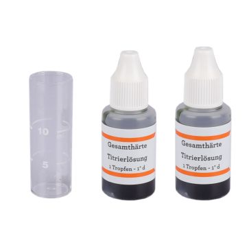 Testbesteck Gesamthärte / Wasserhärte Doppelpack 2x15ml